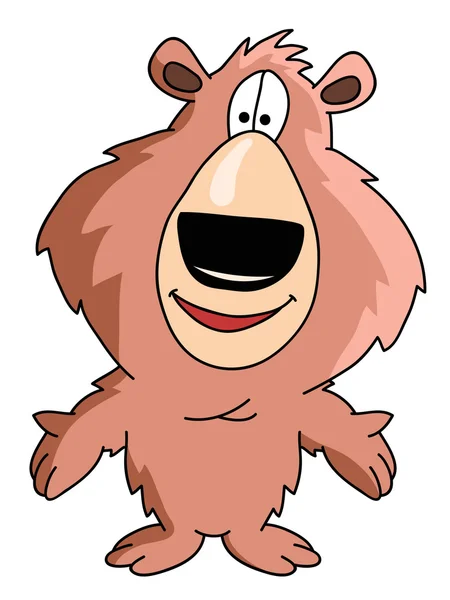 Ours Cartoon Character.Vector Illustration — Image vectorielle