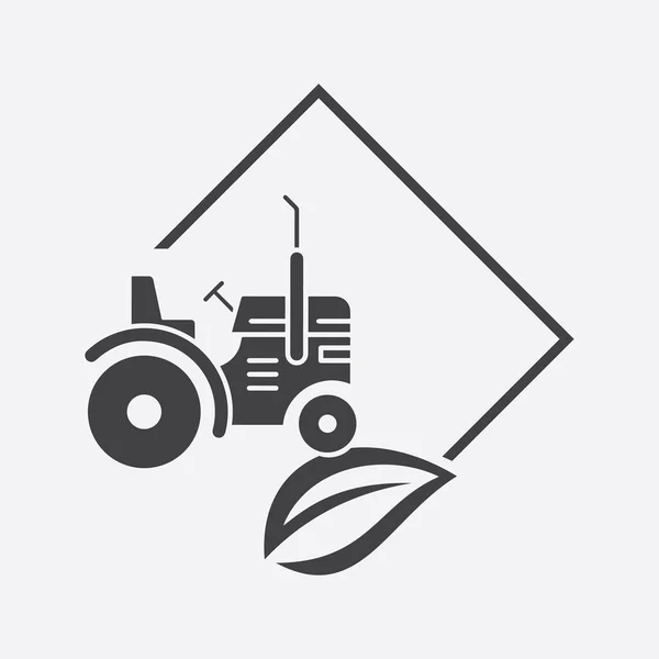 Diseño Del Logotipo Del Vector Para Agricultura Agronomía Granja Trigo — Vector de stock