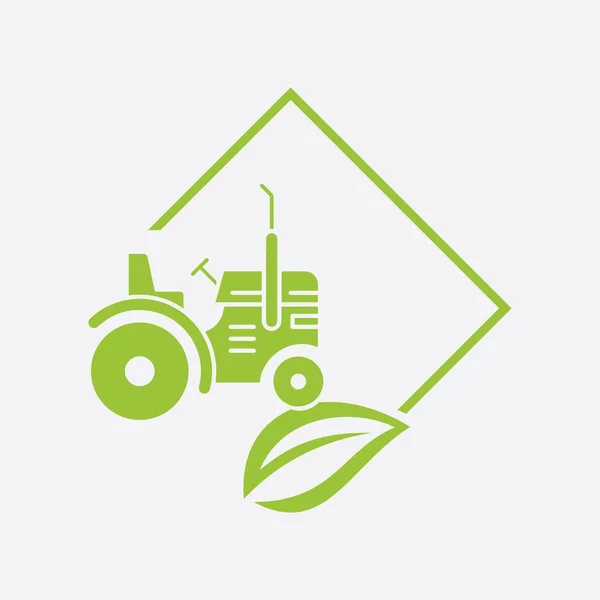 Diseño Del Logotipo Del Vector Para Agricultura Agronomía Granja Trigo — Vector de stock