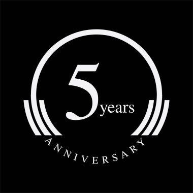 Yıl Yıldönümü Vektör Şablonu Tasarım İllüstrasyonunu Ayarla