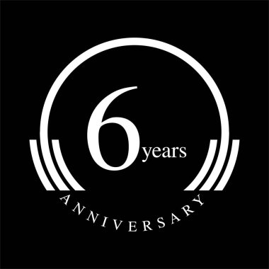 Yıl Yıldönümü Vektör Şablonu Tasarım İllüstrasyonunu Ayarla