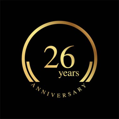 Yıl Yıldönümü Vektör Şablonu Tasarım İllüstrasyonunu Ayarla