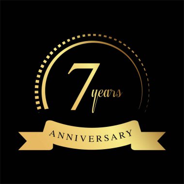 Yıl Yıldönümü Vektör Şablonu Tasarım İllüstrasyonunu Ayarla