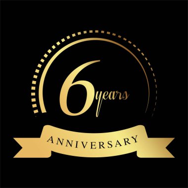 Yıl Yıldönümü Vektör Şablonu Tasarım İllüstrasyonunu Ayarla