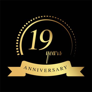 Yıl Yıldönümü Vektör Şablonu Tasarım İllüstrasyonunu Ayarla