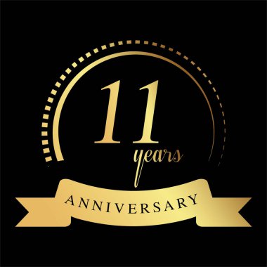 Yıl Yıldönümü Vektör Şablonu Tasarım İllüstrasyonunu Ayarla