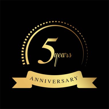 Yıl Yıldönümü Vektör Şablonu Tasarım İllüstrasyonunu Ayarla