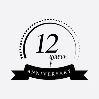 Yıl Yıldönümü Vektör Şablonu Tasarım İllüstrasyonunu Ayarla