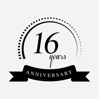 Yıl Yıldönümü Vektör Şablonu Tasarım İllüstrasyonunu Ayarla