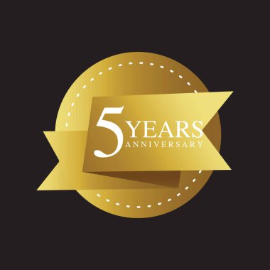 Yıl Yıldönümü Vektör Şablonu Tasarım İllüstrasyonunu Ayarla