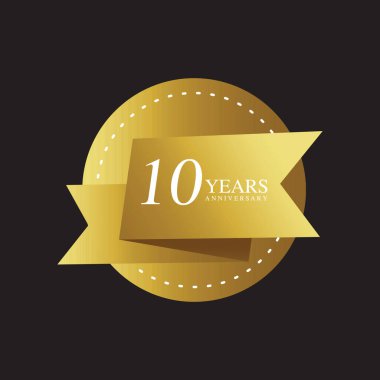 Yıl Yıldönümü Vektör Şablonu Tasarım İllüstrasyonunu Ayarla