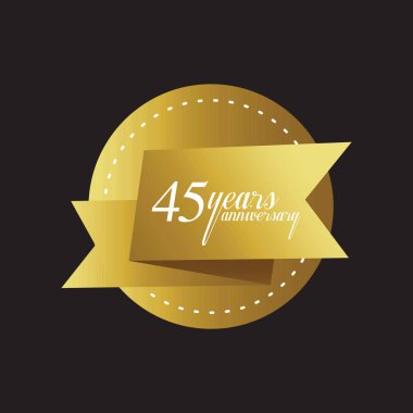 Yıl Yıldönümü Vektör Şablonu Tasarım İllüstrasyonunu Ayarla