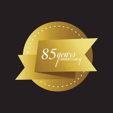 Yıl Yıldönümü Vektör Şablonu Tasarım İllüstrasyonunu Ayarla