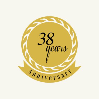 Yıl Yıldönümü Vektör Şablonu Tasarım İllüstrasyonunu Ayarla