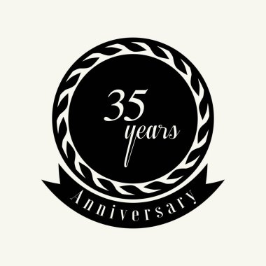 Yıl Yıldönümü Vektör Şablonu Tasarım İllüstrasyonunu Ayarla