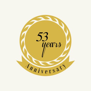 Yıl Yıldönümü Vektör Şablonu Tasarım İllüstrasyonunu Ayarla