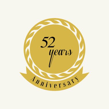 Yıl Yıldönümü Vektör Şablonu Tasarım İllüstrasyonunu Ayarla