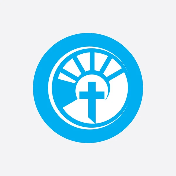 Церковный Векторный Логотип — стоковый вектор