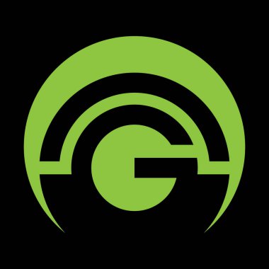G harfi logo tasarımı. yaratıcı minimal monokrom sembolü. Evrensel zarif vektör amblemi. Birinci sınıf iş logosu. Şirket kimliği için grafiksel alfabe sembolü