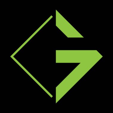 G harfi logo tasarımı. yaratıcı minimal monokrom sembolü. Evrensel zarif vektör amblemi. Birinci sınıf iş logosu. Şirket kimliği için grafiksel alfabe sembolü