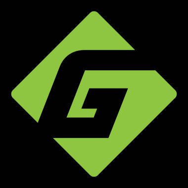 G harfi logo tasarımı. yaratıcı minimal monokrom sembolü. Evrensel zarif vektör amblemi. Birinci sınıf iş logosu. Şirket kimliği için grafiksel alfabe sembolü