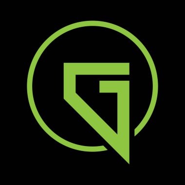 G harfi logo tasarımı. yaratıcı minimal monokrom sembolü. Evrensel zarif vektör amblemi. Birinci sınıf iş logosu. Şirket kimliği için grafiksel alfabe sembolü