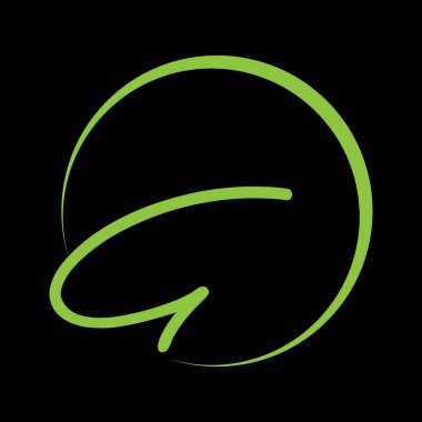 G harfi logo tasarımı. yaratıcı minimal monokrom sembolü. Evrensel zarif vektör amblemi. Birinci sınıf iş logosu. Şirket kimliği için grafiksel alfabe sembolü