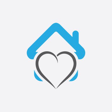 ev, ev, ev, emlak, logo, daire bina, mimari, ev bitkisi doğa simgesi tasarım vektörü.