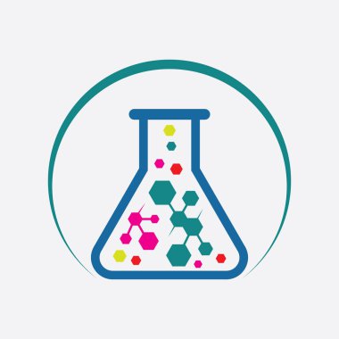 Laboratuar teknolojisi logosu tasarımları