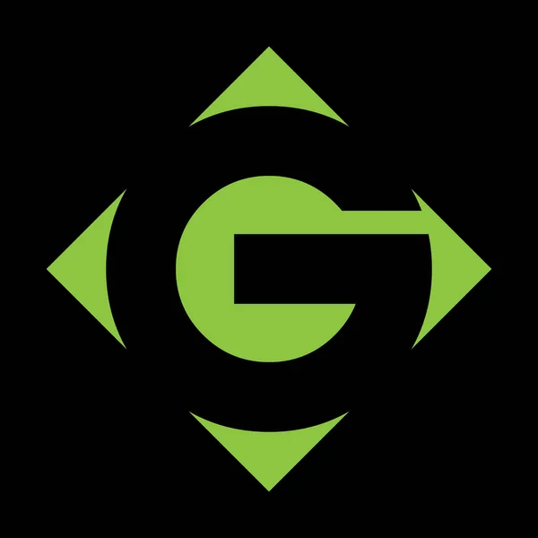 手紙G Iのロゴデザイン 創造的な最小限のモノクロモノグラム記号 ユニバーサルエレガントなベクトルエンブレム プレミアムビジネスロゴタイプ コーポレートアイデンティティのためのグラフィックアルファベット記号 — ストックベクタ