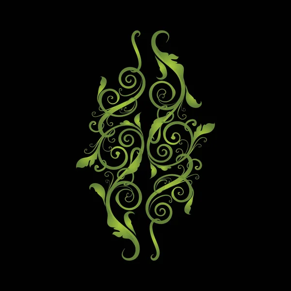 葉植物のロゴウェルネス自然生態学シンボルベクトルアイコンデザイン ストックベクター