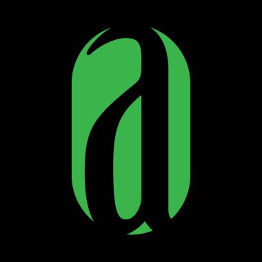 Harf A logo tasarım şablonu elementleri - İllüstrasyon