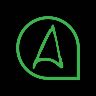 Harf A logo tasarım şablonu elementleri - İllüstrasyon