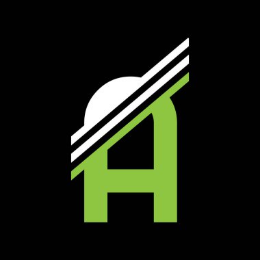 PriLetter A logo tasarım şablon elementleri - İllüstrasyon