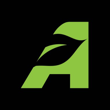 PriLetter A logo tasarım şablon elementleri - İllüstrasyon