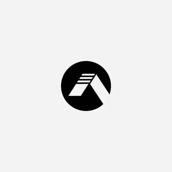 Prunieke Moderne Geometrische Creatieve Elegante Letter Een Logo Sjabloon Vectoricoon — Stockvector