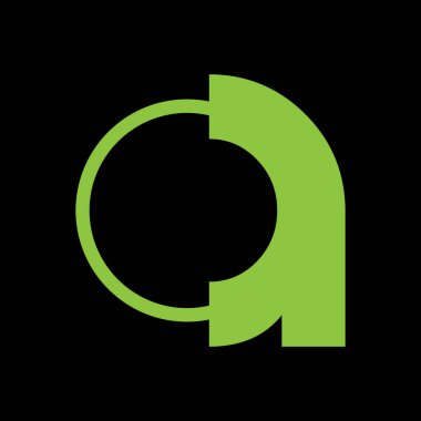 Harf A logo tasarım şablonu elementleri - İllüstrasyon