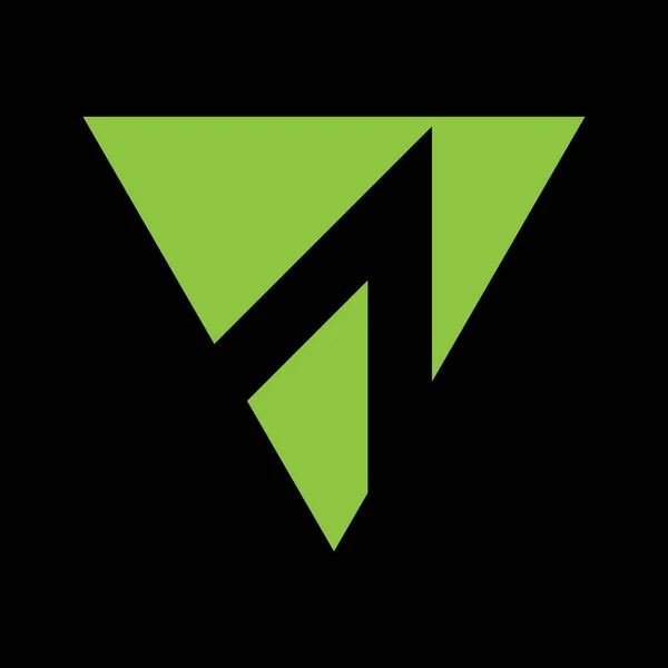 Unieke Moderne Geometrische Creatieve Elegante Letter Een Logo Sjabloon Vectorpictogram — Stockvector
