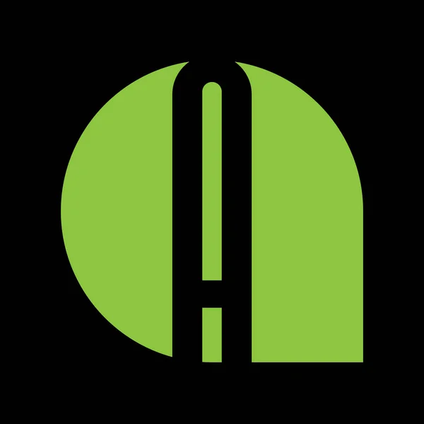Unique Moderne Géométrique Créatif Lettre Élégante Modèle Logo Icône Vectorielle — Image vectorielle