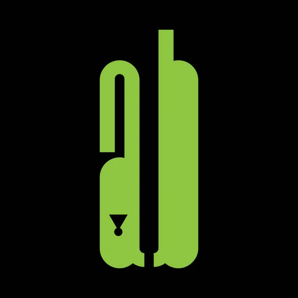 Imprimantes Icône Logo Commun Avec Vecteur Carte Visite Template — Image vectorielle