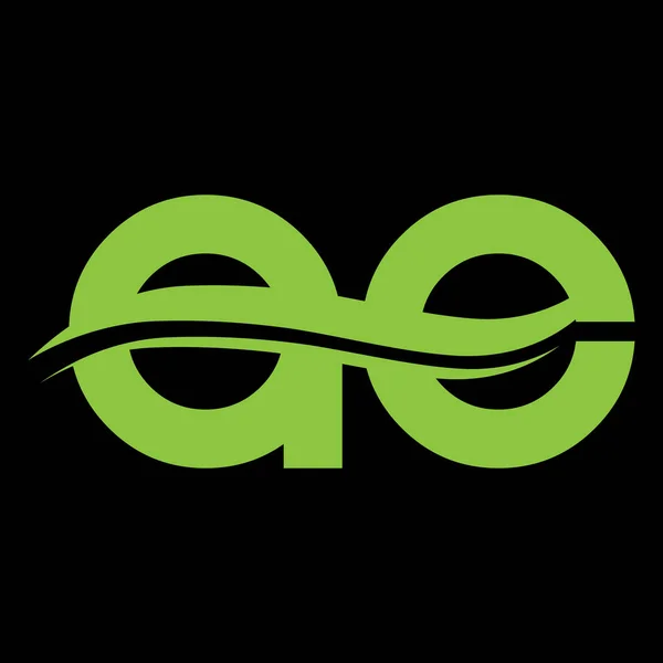 Combine Letter Logo Vector Template Creative Font Logo — Stock Vector