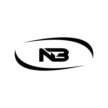 Profesyonel Yenilikçi NB logosu ve BN logosu. Harf BNB Minimum Zarif Monogram. Premium Business Artistic Alfabe sembolü ve imzası