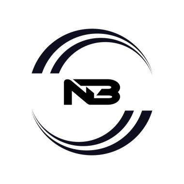 Profesyonel Yenilikçi NB logosu ve BN logosu. Harf BNB Minimum Zarif Monogram. Premium Business Artistic Alfabe sembolü ve imzası