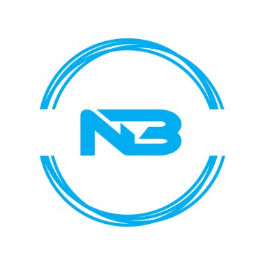 Profesyonel Yenilikçi NB logosu ve BN logosu. Harf BNB Minimum Zarif Monogram. Premium Business Artistic Alfabe sembolü ve imzası