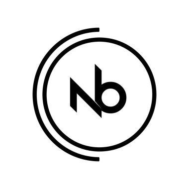 Profesyonel Yenilikçi NB logosu ve BN logosu. Harf BNB Minimum Zarif Monogram. Premium Business Artistic Alfabe sembolü ve imzası