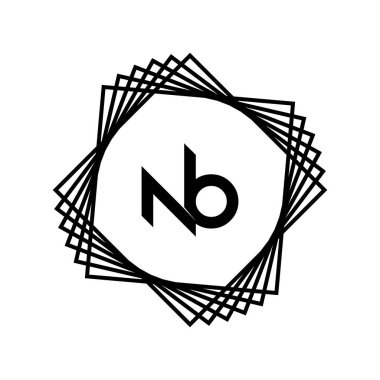 Profesyonel Yenilikçi NB logosu ve BN logosu. Harf BNB Minimum Zarif Monogram. Premium Business Artistic Alfabe sembolü ve imzası