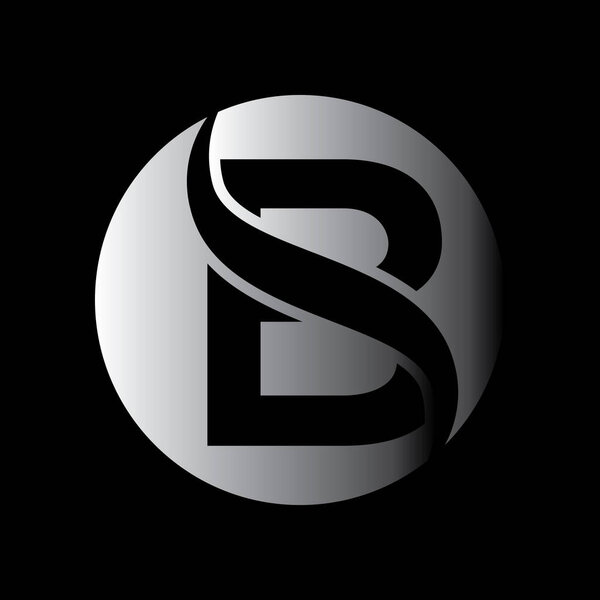 B Letter Design Vector Illustration Modern Monogram Icon.