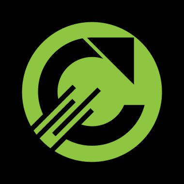 C harfi vektör çizgisi logo tasarımı. Yaratıcı minimalizm logosu simgesi.