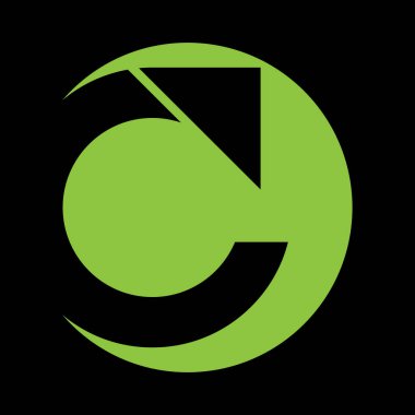 C harfi vektör çizgisi logo tasarımı. Yaratıcı minimalizm logosu simgesi.