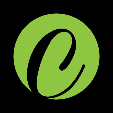 C harfi vektör çizgisi logo tasarımı. Yaratıcı minimalizm logosu simgesi.